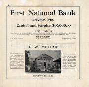 First National Bank, G.W. Moore, Caldwell County 1907 McGlumphy